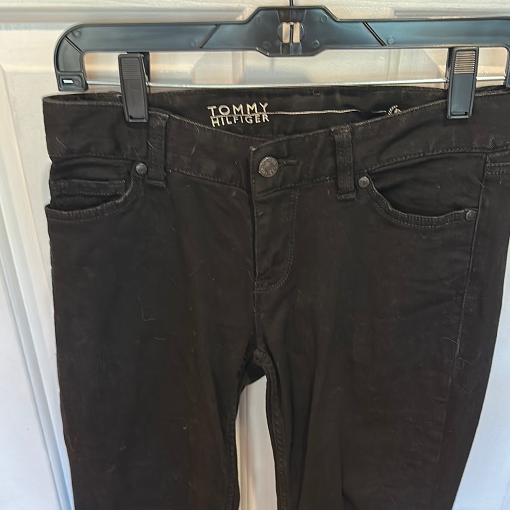 Never Worn Tommy Hilfiger Black Slim Jeans